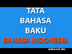 tata bahasa baku bahasa indonesia